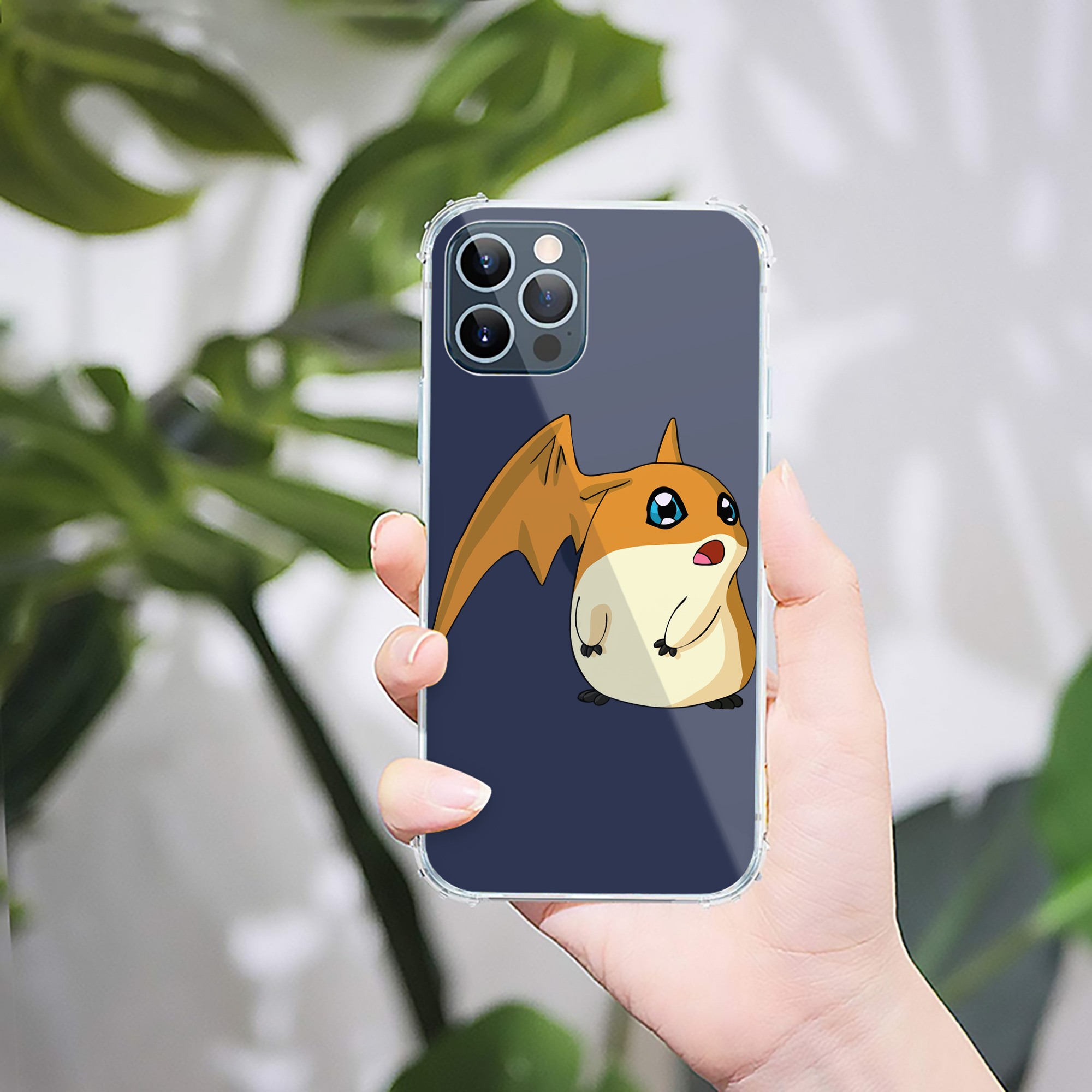 （画像用） Digimon デジタルモンスター/デジモン 【iPhone 12シリーズ対応】透明スマホケース（クリアソフトケース）